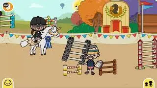 INDO NA FEIRA DOS CAVALOS + AULA DE EQUITAÇÃO EP1- Toca life world - Meu Gorrinho Games