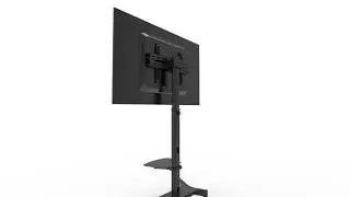 DQ Iona LCD mobile TV stand with shelf