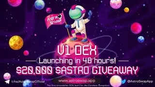 K&egrave;o ăn chia 20.000$ token ASTRO từ s&agrave;n AstroSwap đ&atilde; list  trade tr&ecirc;n s&agrave;n Gate, random 1000 slot
