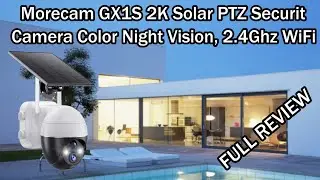 Morecam GX1S 2K PTZ-камера видеонаблюдения с солнечной батареей и цветным ночным видением. Полный обзор и руководство.
