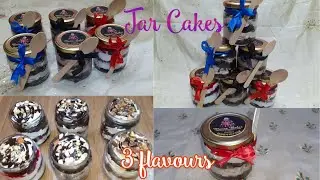 JAR CAKE RECIPE IN 3 FLAVOURS||Chocolate Truffle Jar Cake|| Choco Nutella Jar Cake||Black Forest Jar