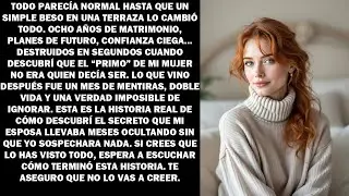 Vi a mi mujer besando a su primo&hellip; y todo se derrumb&oacute; en un mes