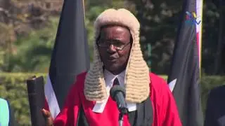 Chief Justice David Maraga's swearing in at State House- VIDEO