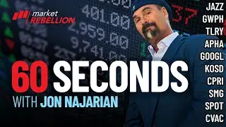 ⏱️60 Seconds from Park City ⛷️ $JAZZ $GWPH $TLRY $APHA $GOOGL $KOSD $CPRI $SMG $SPOT $CVAC