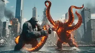 When Titans Collide: KONG VS. THE FIRE ABYSS CREATURE – RISE OF THE DEEP TITANS