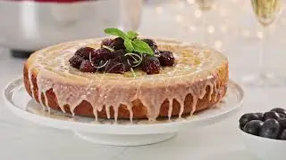 Roasted Grape Champagne Cake para estas fiestas . Te lo vas a perder ? ✨🍇🥂