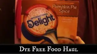Dye Free Food Haul