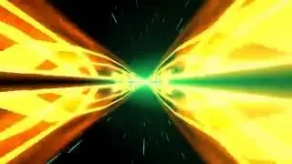 4K Golden Train inside Green Space 2160p Motion Background