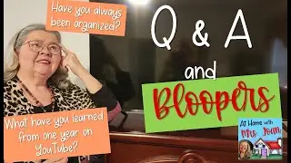 At Home with Mrs Joan Bloopers and Q & A after One Year on YouTube