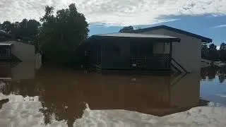 Entering the unit at 26 Martin Street. First time Coraki Floods 2022