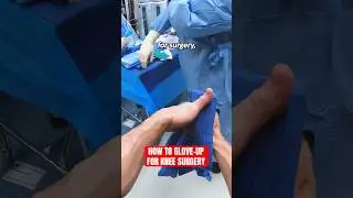How To Double Glove for Orthopedic Surgery 🧤 #shorts