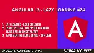 lazy loading in angular 13 | implementing module level authorization | angular tutorial #25