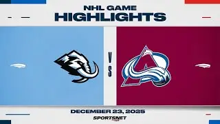NHL Highlights: Mammoth vs. Avalanche - December 23, 2025