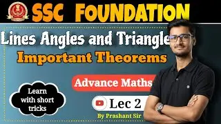 (Lec 2) Lines, Angle and Triangle for SSC CGL, CHSL, MTS, RAILWAYS || By Exam Edge Education EEE