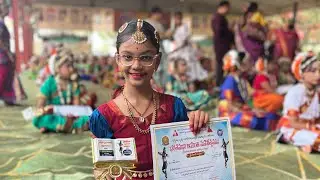 My first Kuchipudi recital | Bharata Muni Jayanti Mahotsavam | Sripada Vallabha Datta Peetham 