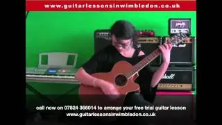 london guitar teacher-acoustic guitar lessons in wimbledon