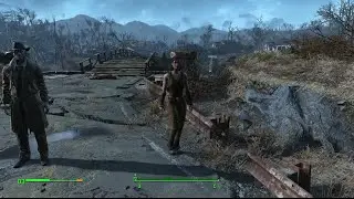 Реакция Кейт на Ника Валентайна при смене напарника, Fallout 4