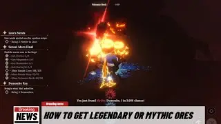 The forge: How to get legendary or mythic ores fast!