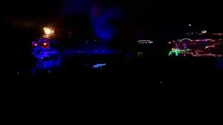 Ghost train pulling out over the ￼ trussell