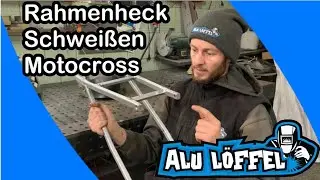 Motocross / Enduro Rahmenheck Schweißen Reparatur Alu Schweißen Wig Schweißen  Schweißen lernen