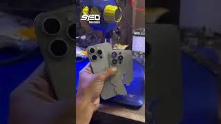 I phone 15pro black glass replacement #apple #iphone15pro #backglass #service #youtubeshorts #fyp