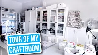 Craft Room Tour - How I Organize my Stationery and Supplies - Huge Cutting Dies & Stamps Collection