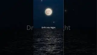 Drift Into Night 🌙 | 1 Minute of Pure Calm #shorts