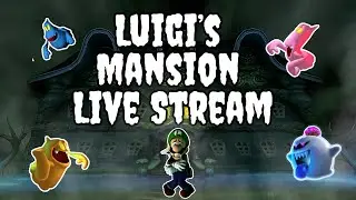 Luigi's Mansion (Gamecube) Live Stream #4