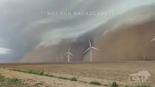 08-29-2022 Tahoka, TX - Haboob