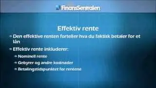 Effektiv rente