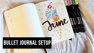 Plan With Me | June 2019 Bullet Journal Setup | For Beginners