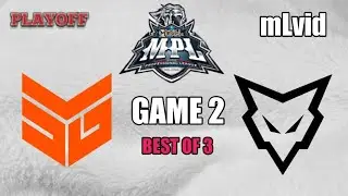 TEAM SMG vs TEAM LUNATIX | PLAYOFF | GAME 2 MPL MY S11 | SMG vs LTX