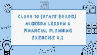 Financial Planning Ex 4.3 | GST & Brokerage | Class 10 Algebra Maharashtra Board