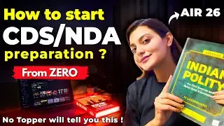 AIR 26- How I studied for CDS Exam | NDA CDS preparation guide