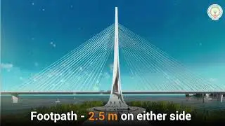 Amaravati Iconic Bridge Across River Krishna