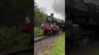 7828 Odney Manor powers past the Old Mineral Line! 🚂🔥 #train #shorts #fyp #viral #wsr