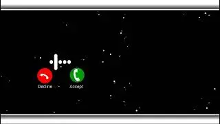 Ringtone Template Black Screen effect New Ringtone Call Button Mobile Templ...