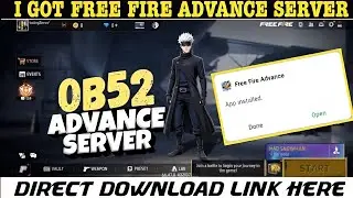 Ob52 Advance Server Download APK Link | How to Download advanced server | free fire advance server