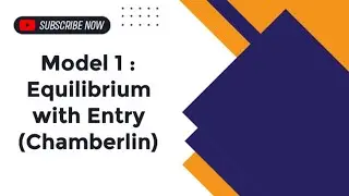Model 1: Equilibrium with Entry (Chamberlin) | Monopolistic Competition
