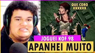 JOGUEI KOF 98 ONLINE E O CÔRO FOI GRANDE, APANHEI MUITO!!!