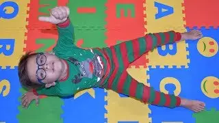 Learn Alphabet for Kids with paint, brush! Английский  алфавит учим играя.
