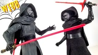 Star Wars KYLO REN Elite vs Black Series Action Figure Comparison