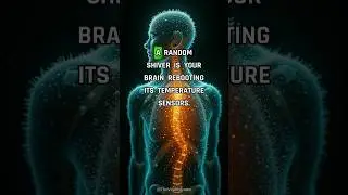 A random shiver is your brain rebooting its temperature sensors #shorts #biohacking