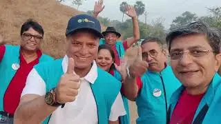 Flag off, Alibaug at Rotary Synergy Car Rally Driving through FOG in between Alibaug to Ganpatipule