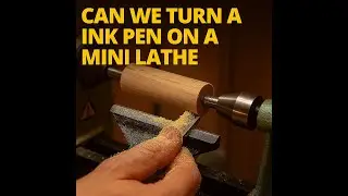 Is This DREMEL Press Cheating? Turning a Pen or Christmas ornament on the Vevor Mini Lathe