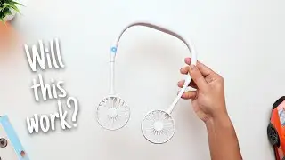 Neck band fan / Unboxing & Review / Asmr