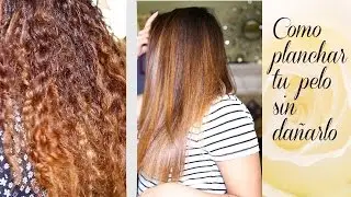 Como planchar tu pelo sin dañarlo