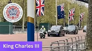 King Charles surprises coronation super-fans on The Mall! #buckinghampalace