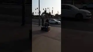 Fire and brimstone preacher noho train station sfv