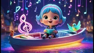 Boat Song on the Lake | Calm Water Adventure Rhyme for Kids | Baby Songs and Learning Music